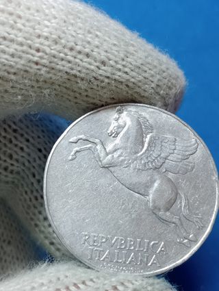 Monete Italia 5 & 10 Lire 1950