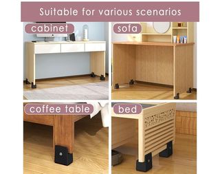 Elevadores Ajustables para Muebles - 4uds