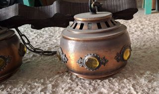 Lampadario da tetto rustico