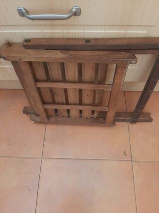 Silla plegable madera vintage