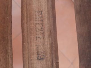 Silla plegable madera vintage