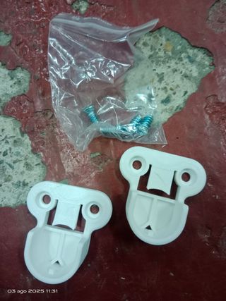 Soportes barra Ikea (2uds) blancos