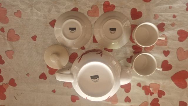 Set teiera tazzine Natale Ceramics