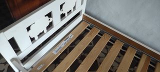 Camas infantiles Ikea Kritter blancas.