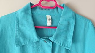 Chaqueta vaquera turquesa