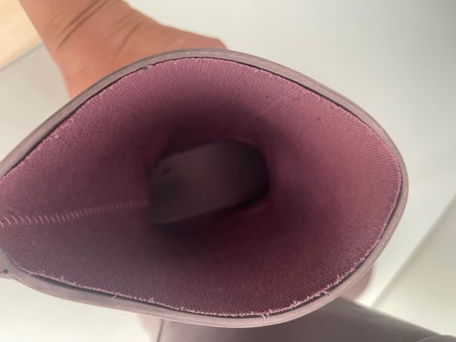 Botas lluvia niña talla 32 moradas