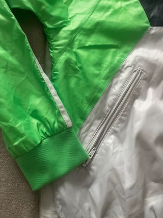 Chaqueta Adidas vintage verde-gris