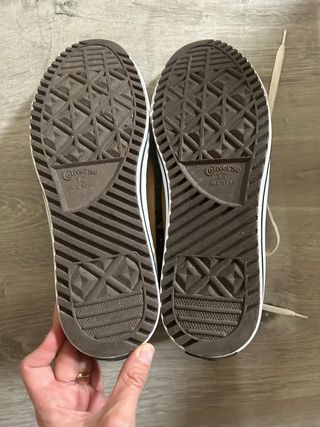 Converse altas marrón camel - talla 45
