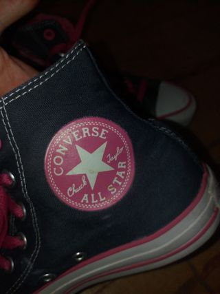 Converse Chuck Taylor - Azul Marino y Rosa