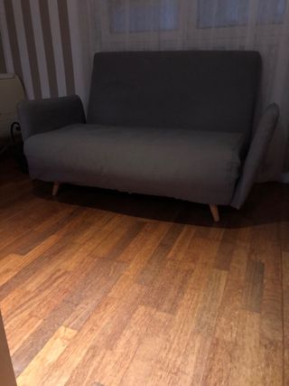 Sofá cama gris - Sofá-cama