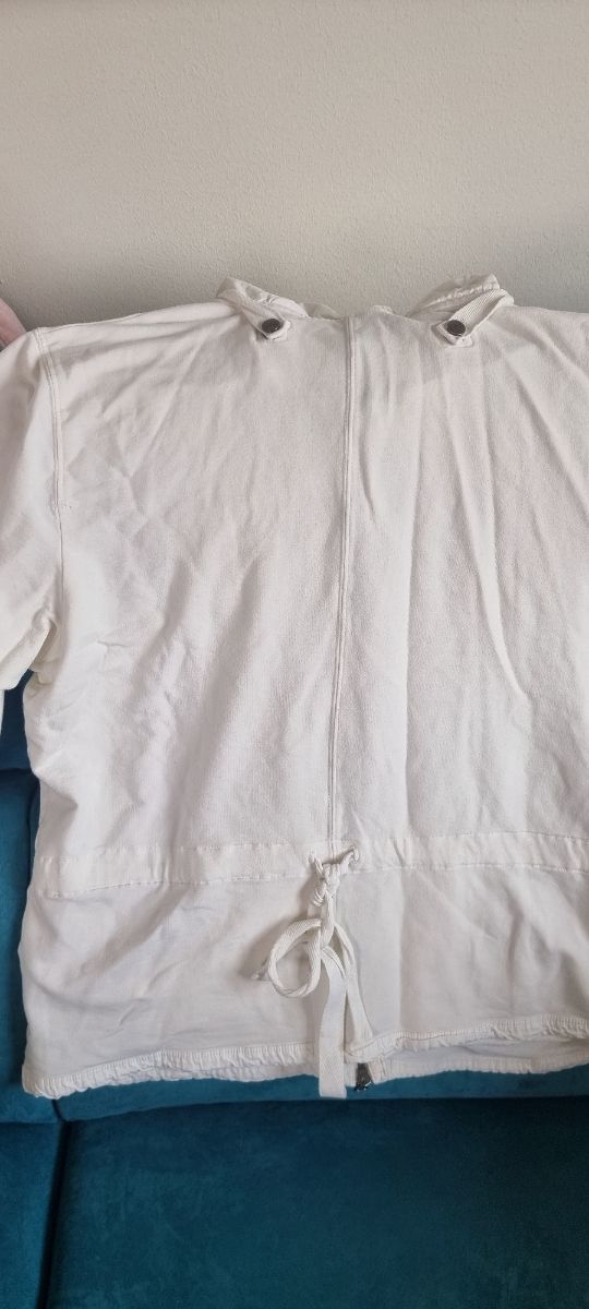 Felpa Napapijri bianca con zip