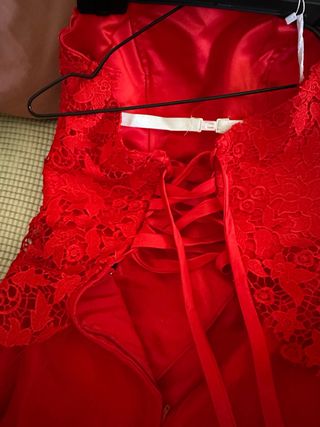 Vestido rojo fiesta talla M