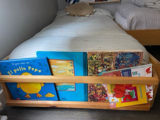 Cama infantil madera de pino. 