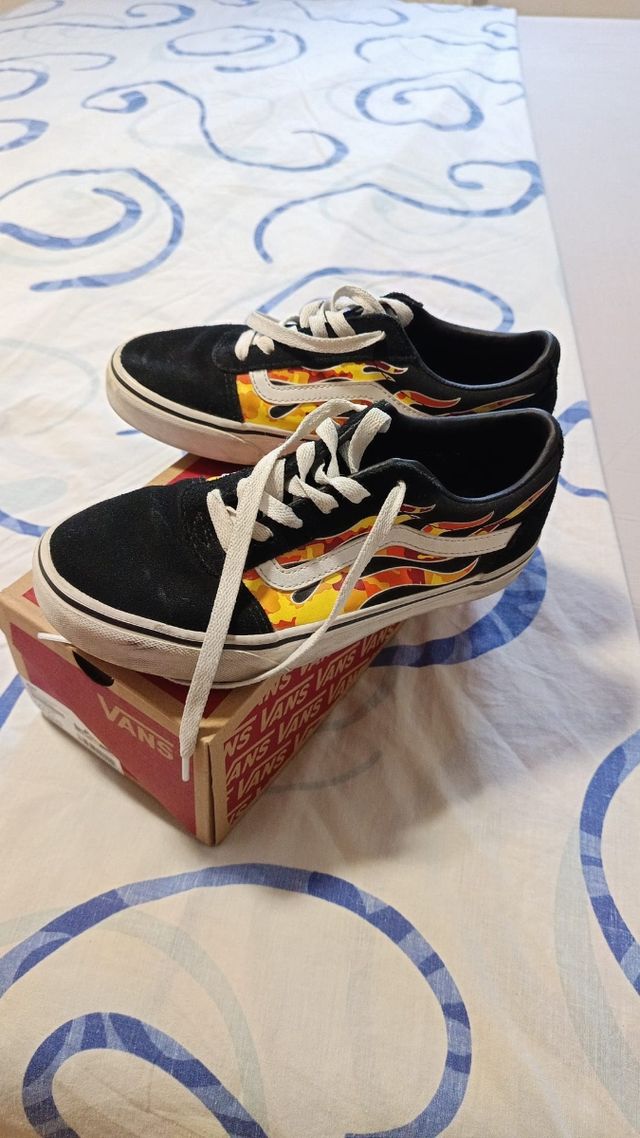 Vans Ward Flame Camo - EU 36