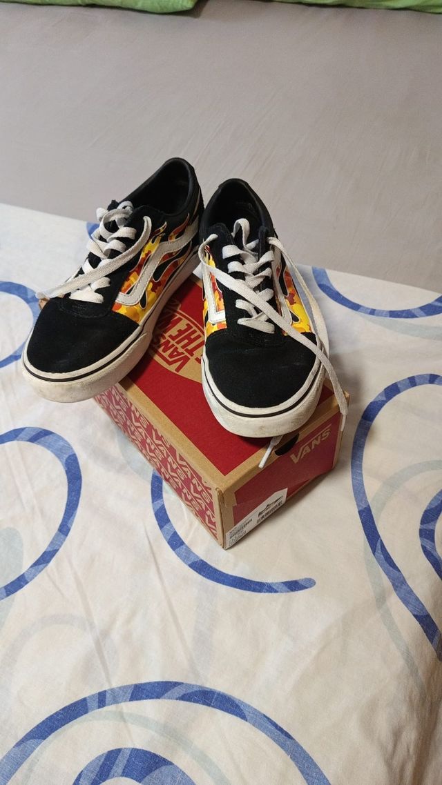 Vans Ward Flame Camo - EU 36
