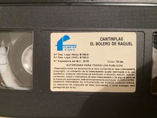 VHS Cantinflas: El Bolero de Raquel