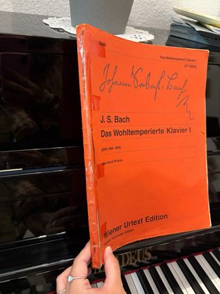 Libro de Partituras Bach - Clavier I