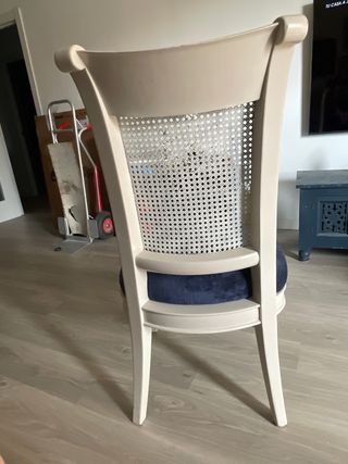 Sillas vintage: madera, mimbre, terciopelo