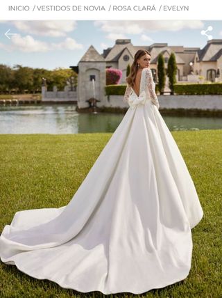 Rosa Clará Evelyn - Vestido novia