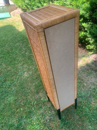 Cajonera mimbre vintage 5 cajones