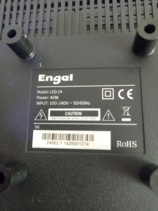 TV Engel LED24 24" Negra