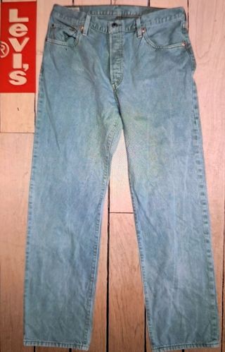 Levi's 501 W32 L32 - Vaqueros Verde