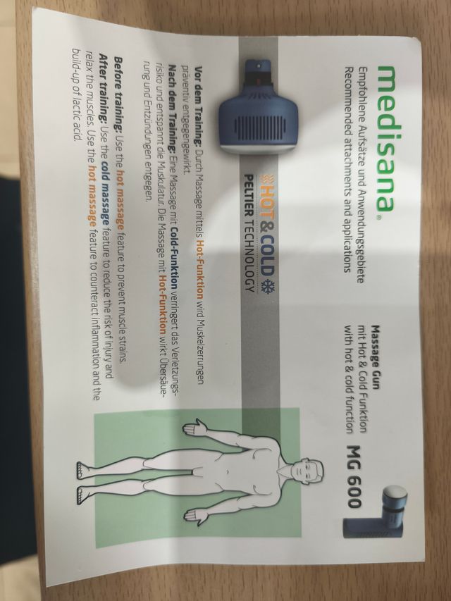 Masajeador Medisana MG600 - Azul