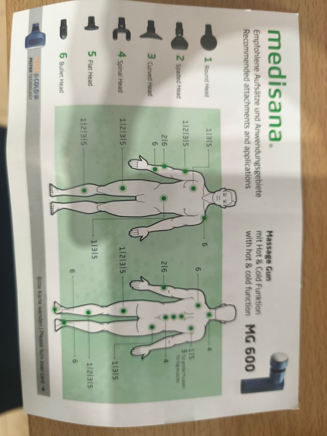 Masajeador Medisana MG600 - Azul