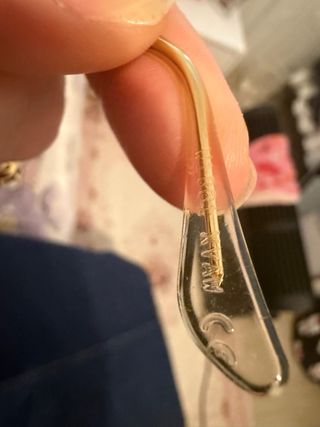 Ray-Ban redondas azules y doradas