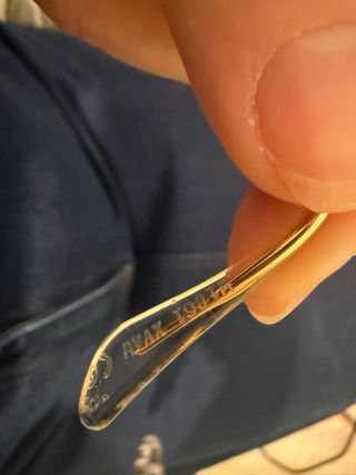 Ray-Ban redondas azules y doradas