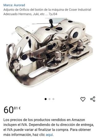 Accesorio Ojal Pekmar Y5-454