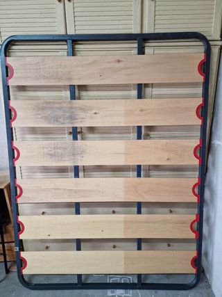 Somier Matrimonio - Metal y Madera