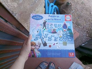 Juego Frozen Palabras en la Nieve