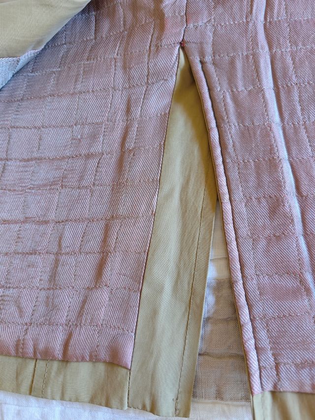 Gabardina Trucco beige con cuello marrón