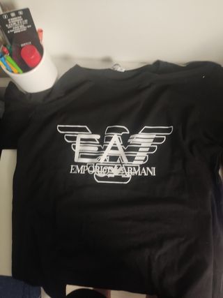 Camiseta Emporio Armani EA7 negra