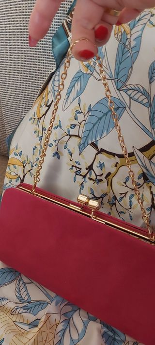 Bolso fiesta fucsia 