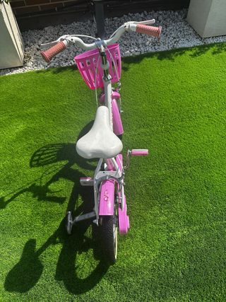 Bicicleta niña 16" rosa