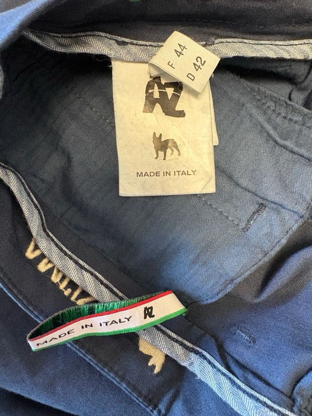 Pantaloni Uomo Blu - Made in Italy