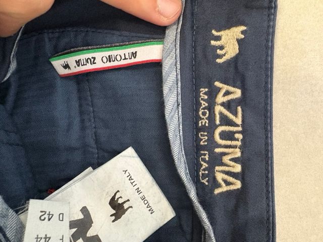 Pantaloni Uomo Blu - Made in Italy