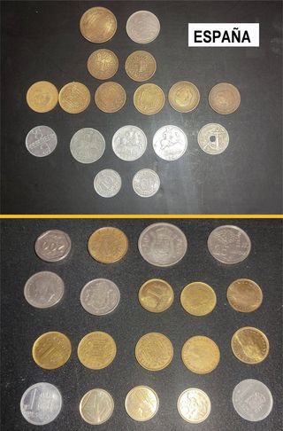 MONEDAS DE ESPAÑA, EUROPA, USA Y OTROS PAISES