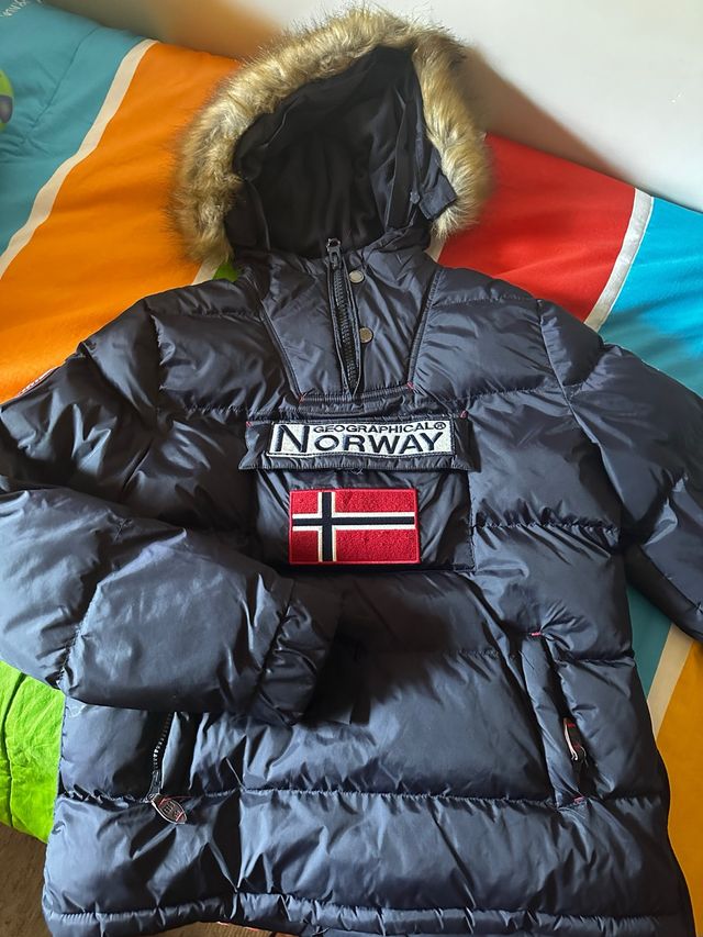 Geographical Norway Abrigo Azul. Talla 16y