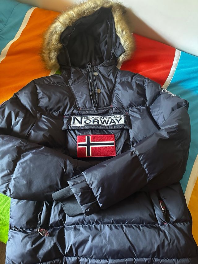 Geographical Norway Abrigo Azul. Talla 16y