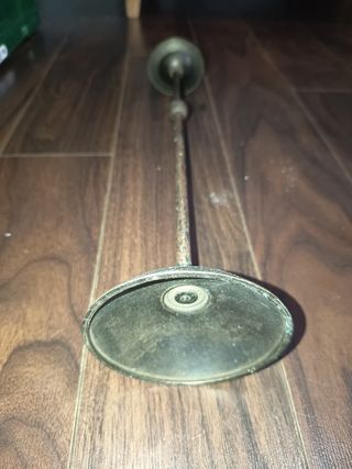 Candelabro metallico dorato