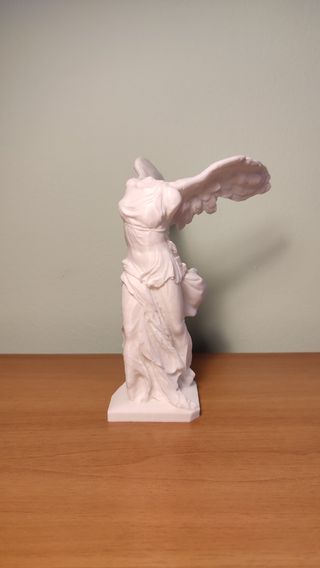 Statua Scultura Nike di Samotracia Bianco