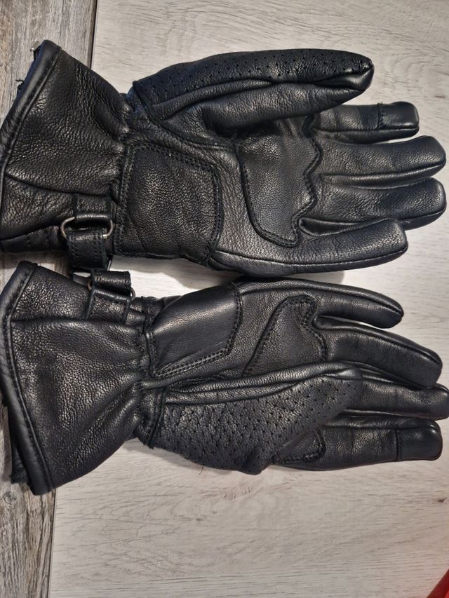 Guantes moto piel mujer talla 7 o XS