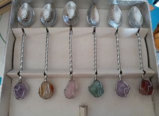 12 Cucchiaini d'Argento - Set da Tè