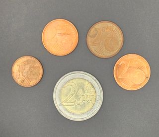 5 Monete Euro usate