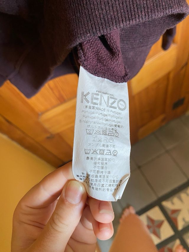 Sudadera Kenzo Tigre Granate