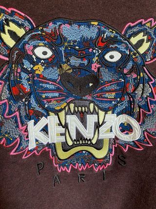 Sudadera Kenzo Tigre Granate