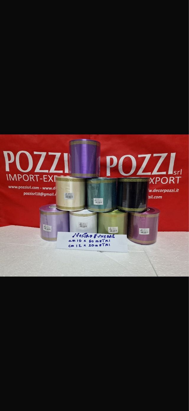 Nastri funebri: 5 rotoli